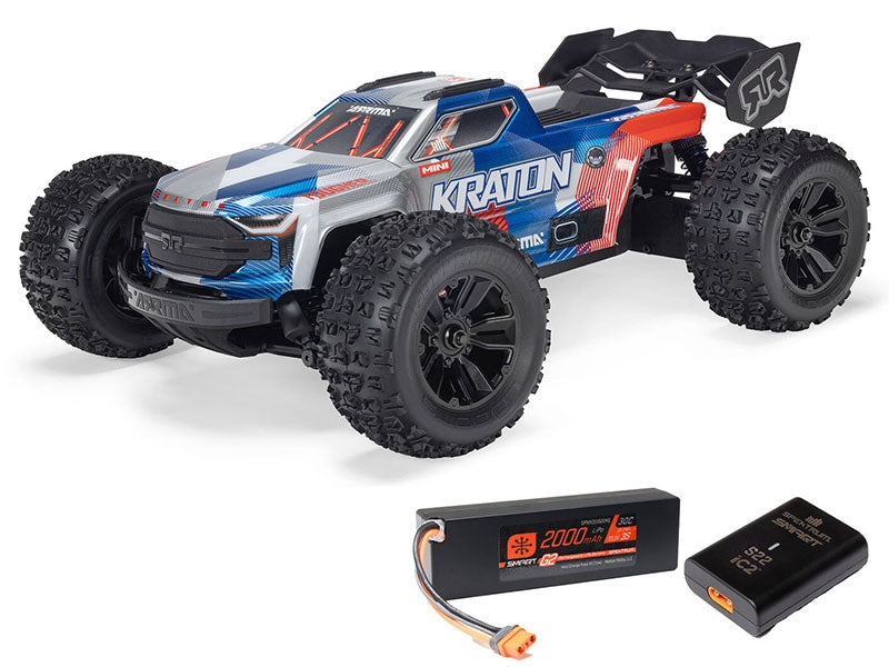 Arrma 1/16 Mini Kraton 3S (Battery and Charger Included) Blue ARA2508ST1