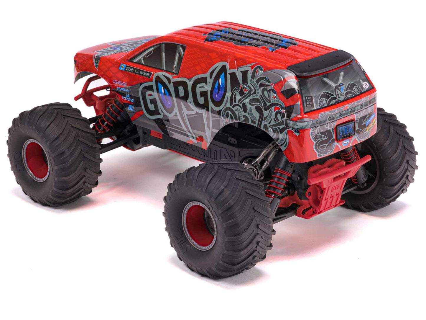 Arrma Gorgon 2wd MT 1/10 RTR w/8.4v Batt/USB Charger Red C-ARA3230ST2