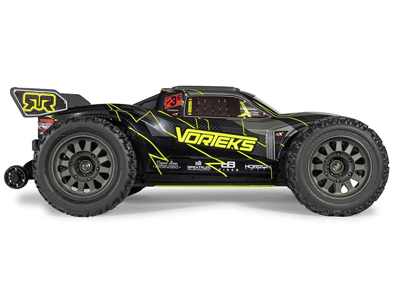 Arrma 1/10 VORTEKS 223S DSC 2WD RTR Brushless Stadium Truck, Yellow  ARA3505T1