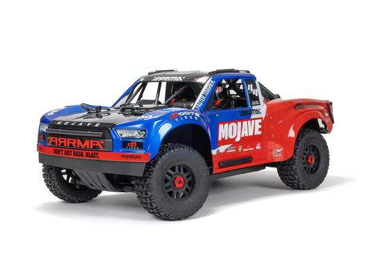 Arrma 1/8 MOJAVE 4X4 4S BLX Desert Truck RTR - Blue ARA4404T2