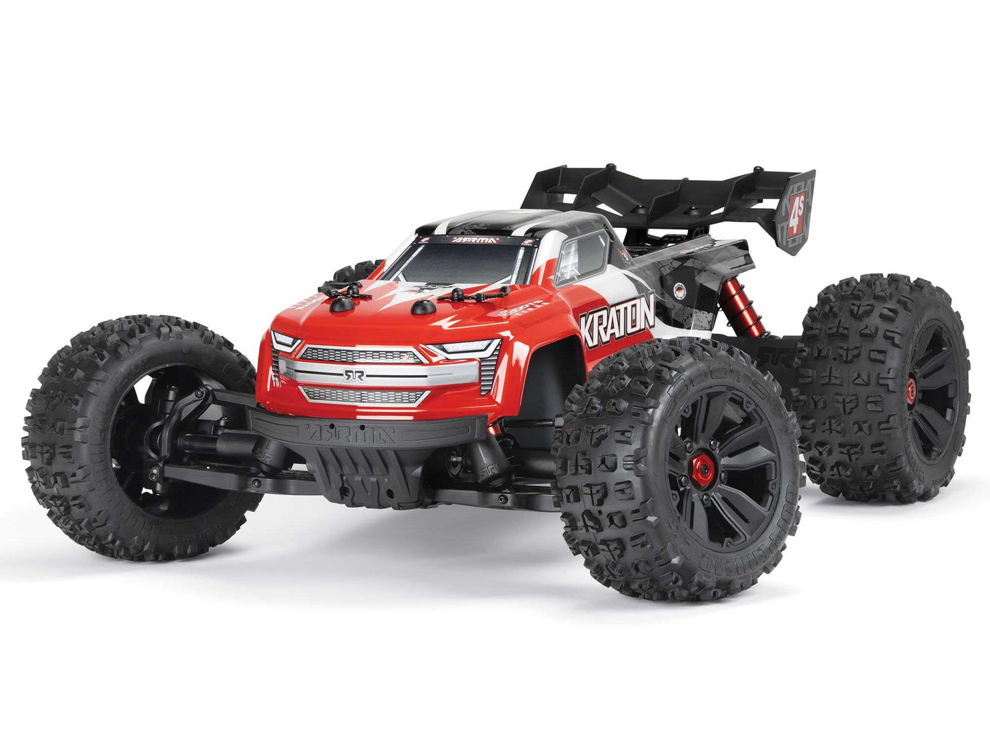 Arrma 1/10 Kraton 4X4 4S V2 BLX Speed Monster Truck RTR - Red C-ARA4408V2T3