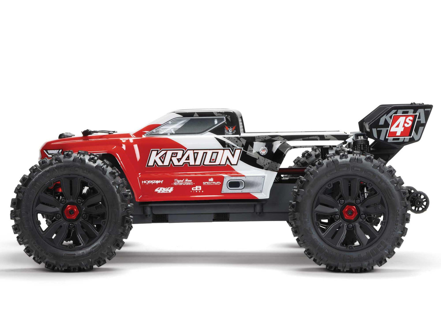 Arrma 1/10 Kraton 4X4 4S V2 BLX Speed Monster Truck RTR - Red C-ARA4408V2T3