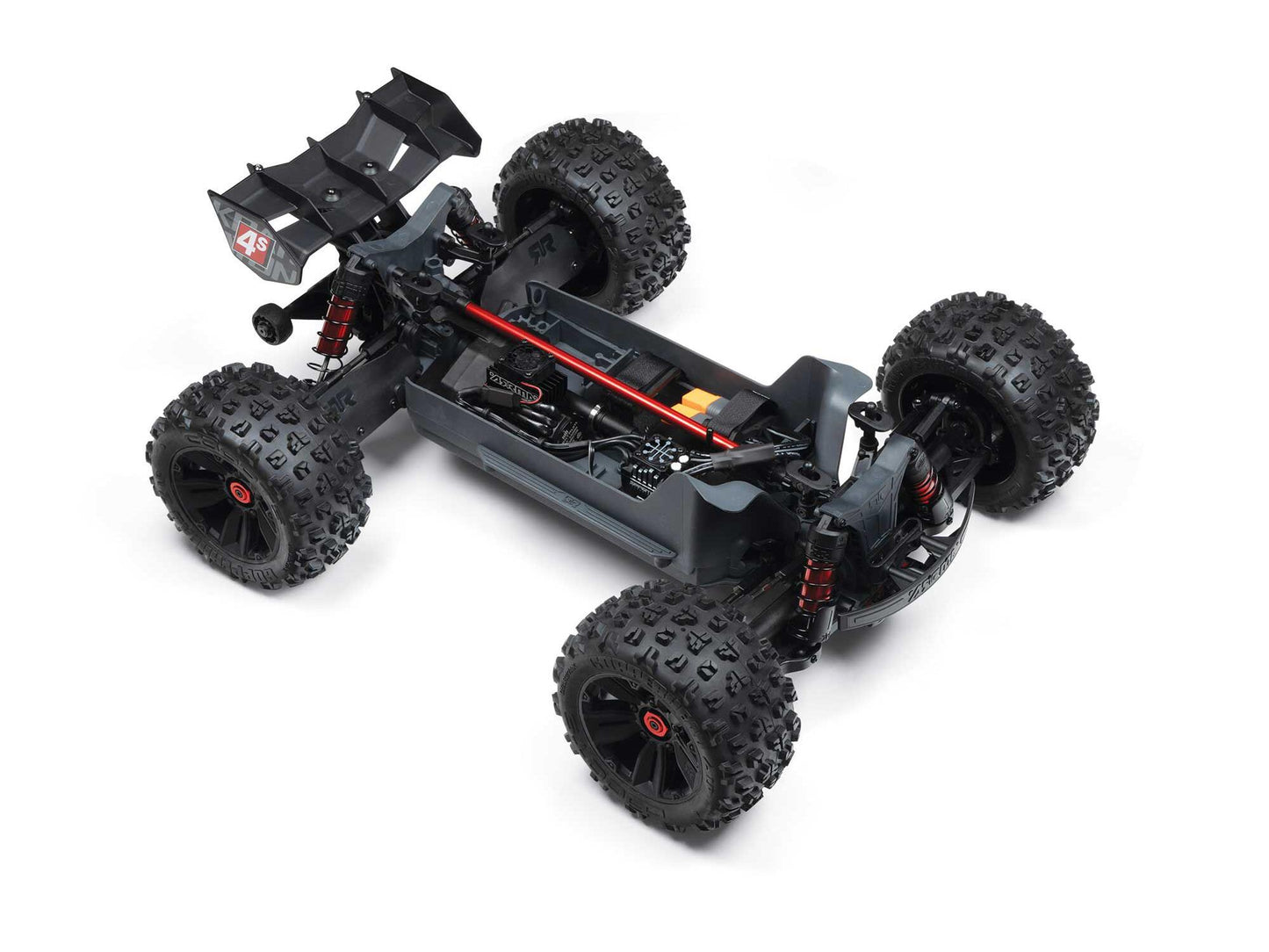 Arrma 1/10 Kraton 4X4 4S V2 BLX Speed Monster Truck RTR - Red C-ARA4408V2T3