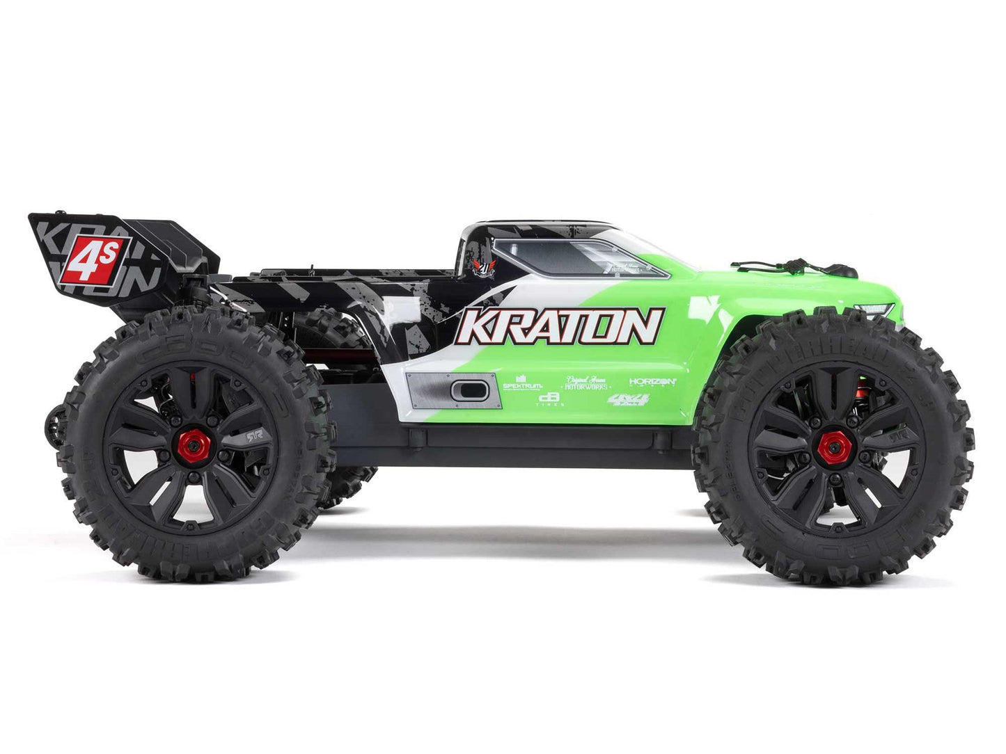 Arrma 1/10 Kraton 4X4 4S V2 BLX Speed Monster Truck RTR - Green C-ARA4408V2T4