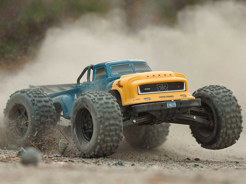 Arrma 1/8 NOTORIOUS 6S V6 4X4 BLX Stunt Truck RTR - Blue C-ARA8611V6T2