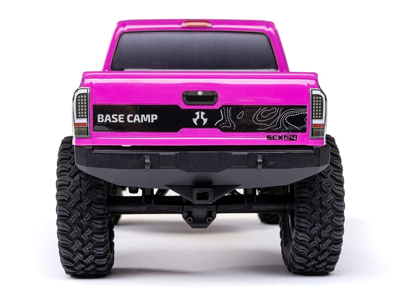 Axial 1/24 SCX24 Base Camp 4WD Rock Crawler RTR with Battery and Charger - Pink C-AXI-1219T3