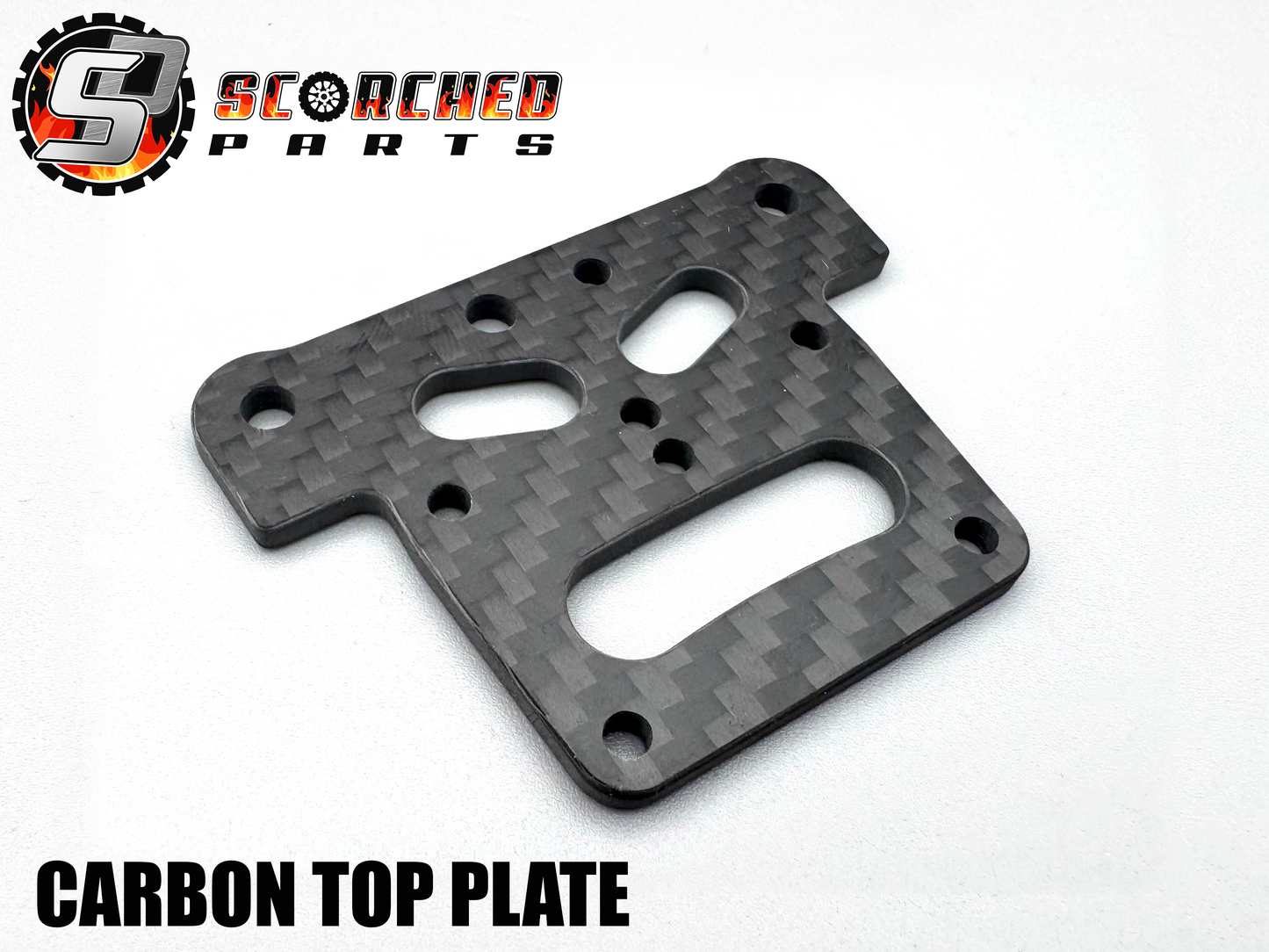Carbon Fibre Steering Top Plate - for Arrma 6S and 1/7th scale trucks inc EXB