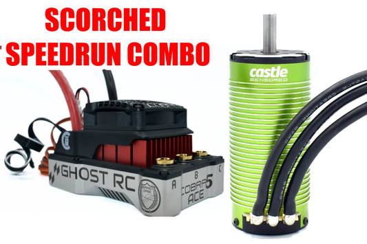 Castle Ghost RC Cobra 5 ACE & 1721 2400KV Motor Combo