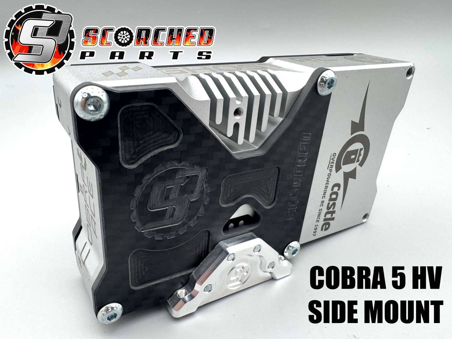 Side Mounting for Castle Cobra 5 / ACE HV 12s