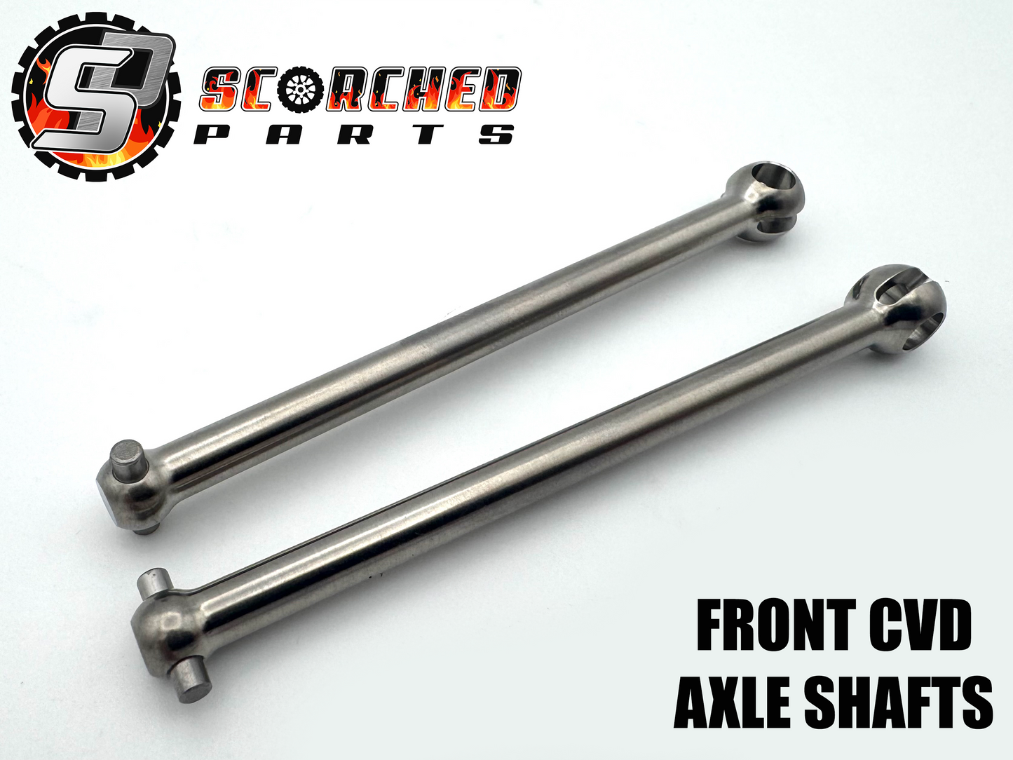 Titanium Front Axle CVD Shaft Pair - for Arrma Infraction / Limitless v1&2 / Felony / Typhon
