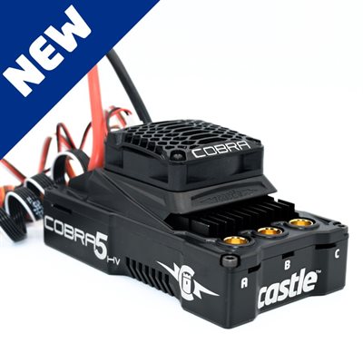 CASTLE COBRA 5 HV, 12S, 50.4V ESC 010-0178-00
