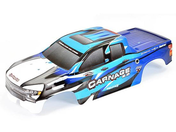 FTX Carnage 2 Blue Printed Bodyshell FTX6345B