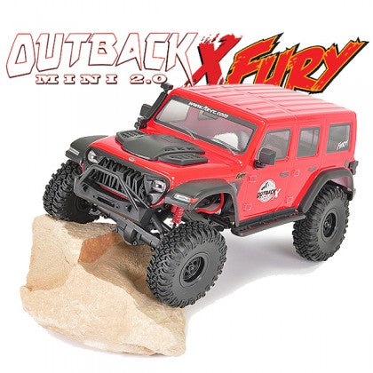 FTX OUTBACK MINI X FURY 1:18 TRAIL READY-TO-RUN RED FTX5525R