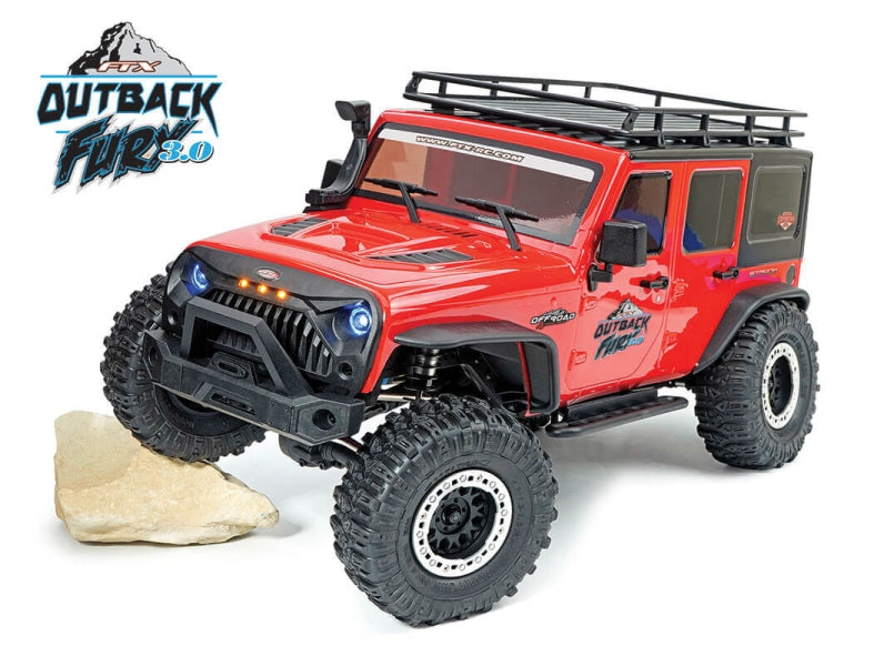 FTX Outback Fury 3.0 4x4 RTR Trail Crawler Red FTX5578V3R