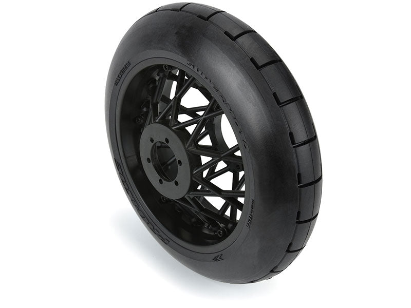 Pro-Line 1/4 Supermoto S3 Motorcycle Rear Tire MTD Black (1): PROMOTO-MX G-PRO10223-10