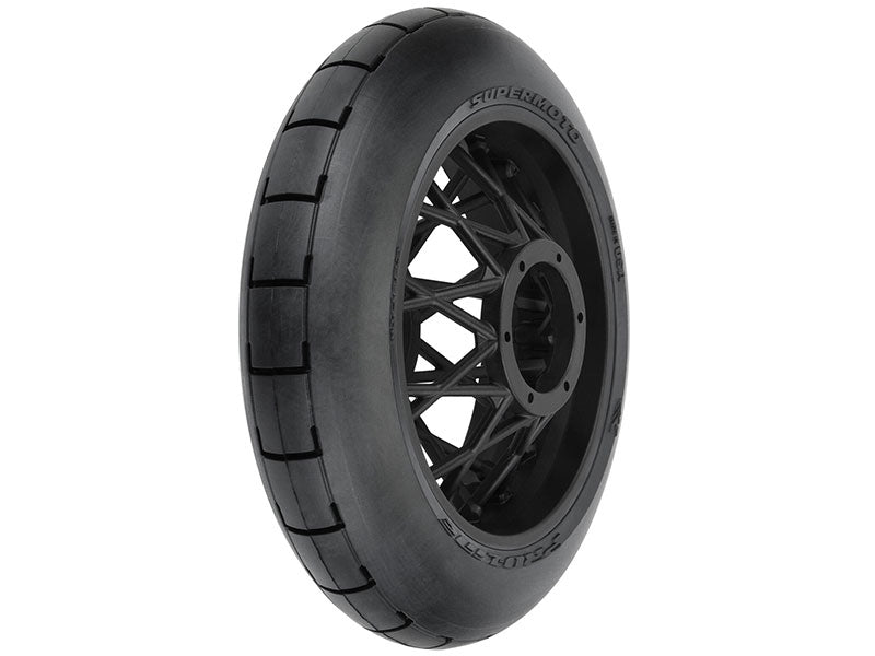 Pro-Line 1/4 Supermoto S3 Motorcycle Rear Tire MTD Black (1): PROMOTO-MX G-PRO10223-10