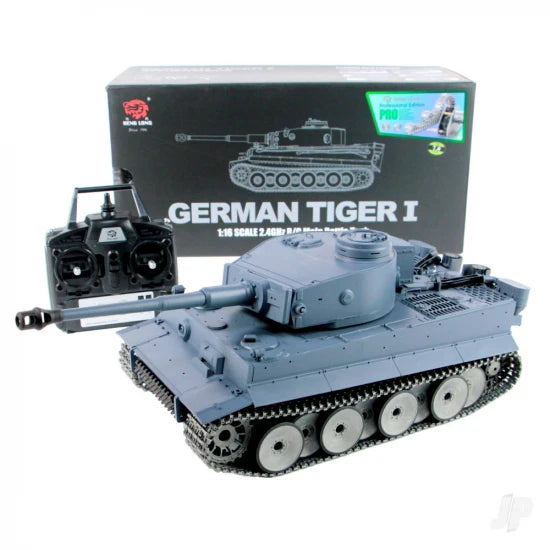 Henglong 1:16 German Tiger I - PRO Edition - Metal Gearbox, Tracks & Wheels HLG3818-1P