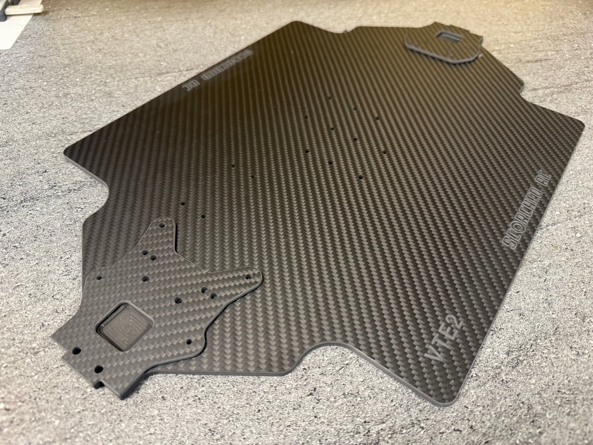 Bulkhead / Diff Riser Pair - for Hobao VTE2 – Scorched Parts RC