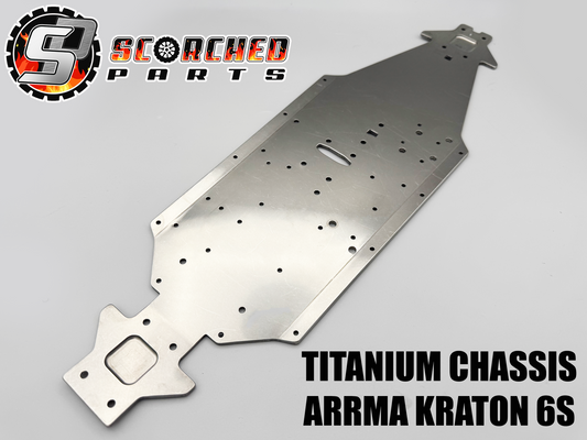 Titanium Chassis for Arrma 6s Kraton V1-V6 & EXB