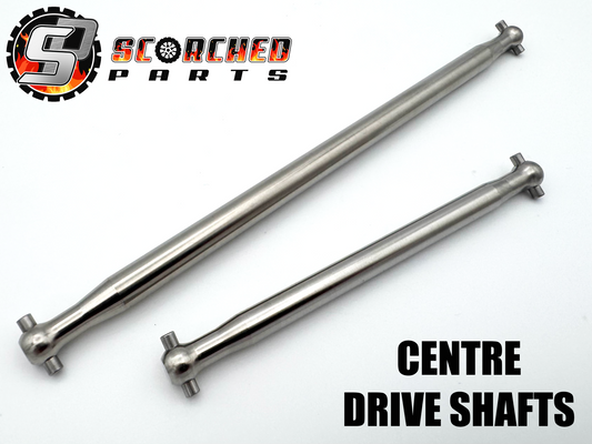 Titanium Centre Drive Shaft Pair - for Arrma Infraction / Limitless (v1 &120) / Felony