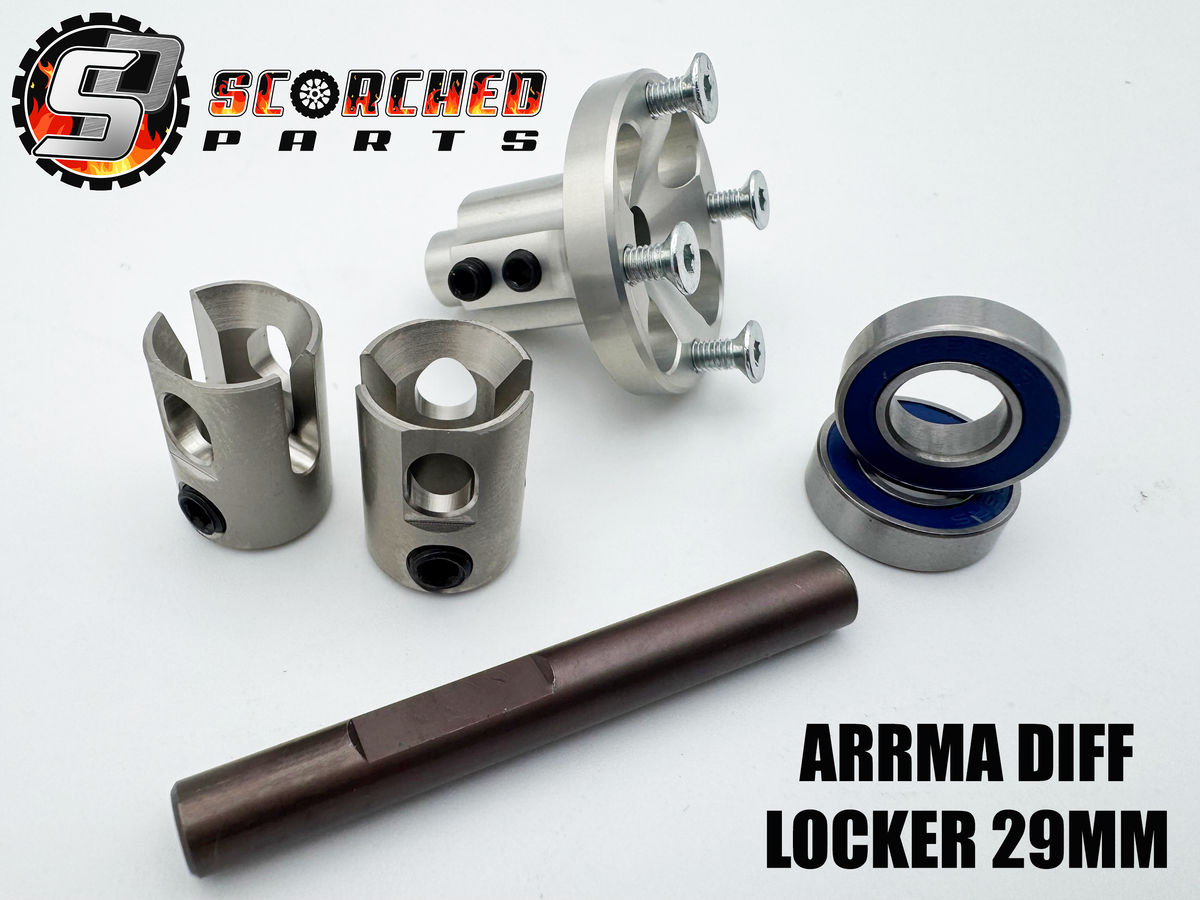 Rc Diff Locker Through Shaft Diff Locker- for Arrma Front / Rear / Centre 29mm Diffs ...