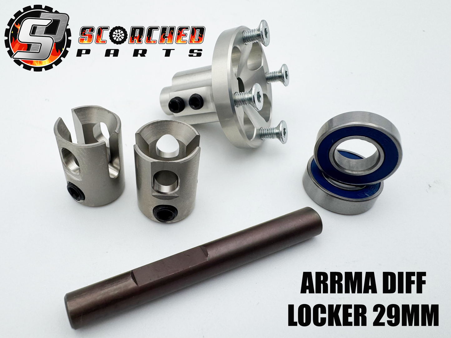 Through Shaft Diff Locker- for Arrma Front / Rear / Centre 29mm Diffs
