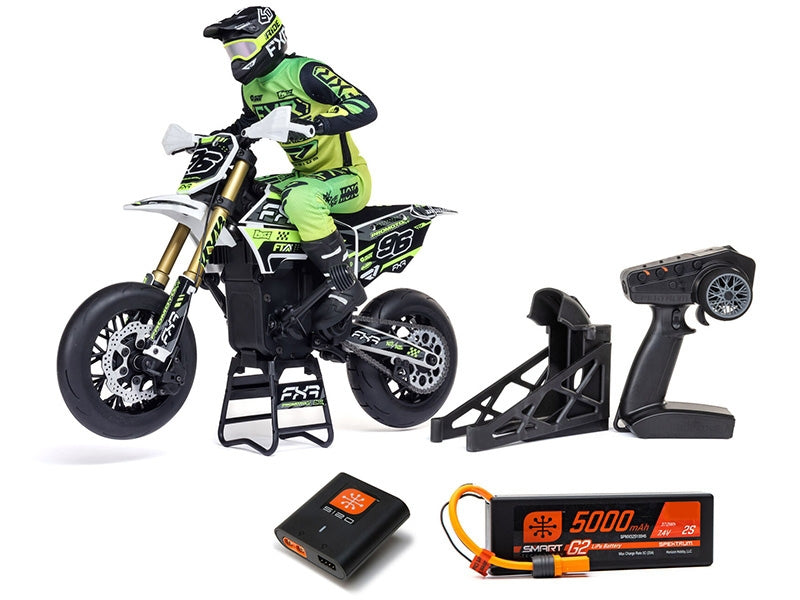 Losi 1/4 Promoto-SM FXR Supermoto Motorcycle RTR (Battery and Charger Included)