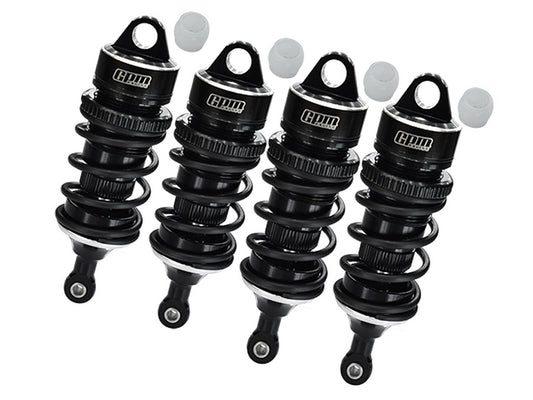 GPM Racing 6061-T6 Front 78mm and Rear 88mm Adjustable Dampers MAL07888FR-BK-BK