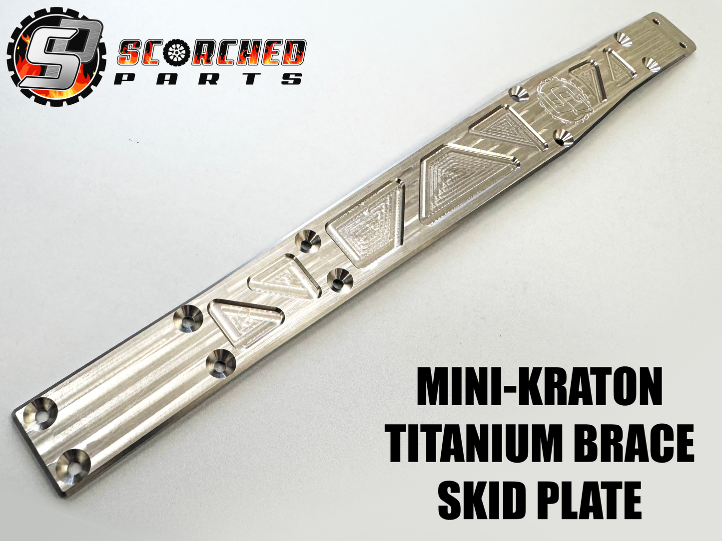 Titanium Chassis Brace / Skid - Arrma Mini Kraton