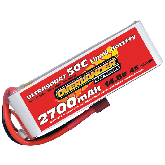 Overlander 2700mAh 14.8V 4S 50C Ultrasport LiPo Battery