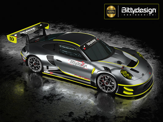 Bitty Design P-GT3R 1/7 Clear Body - ARRMA Infraction/Limitless (1.5mm Thick) BD-AR7-PGT3R