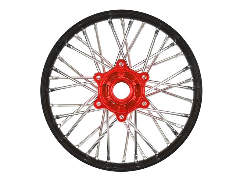 Pro-Line 1/4 Pro-Spec Aluminum V2 Bead Rear Wheel Black/Red (1): Promoto-MX G-PRO283700T2