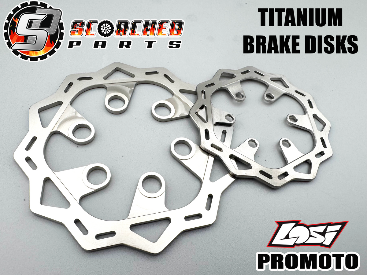 Titanium Brake Disk Pair - LOSI Promoto