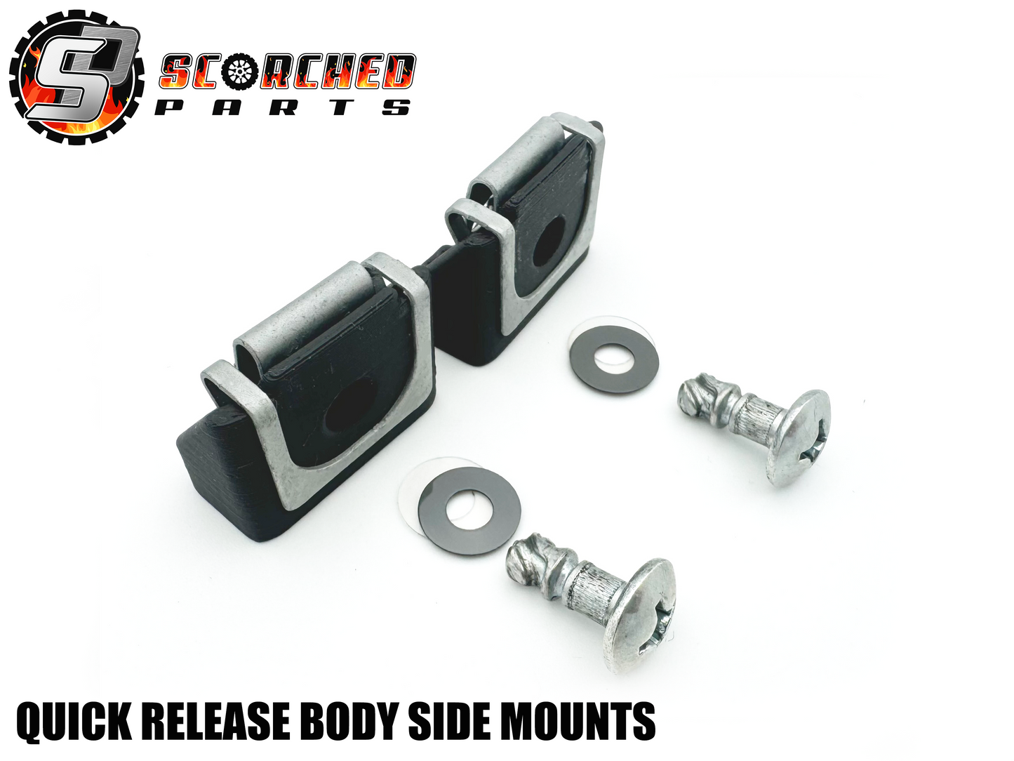 Body Mount Quick Release - Body Side mounts Pair