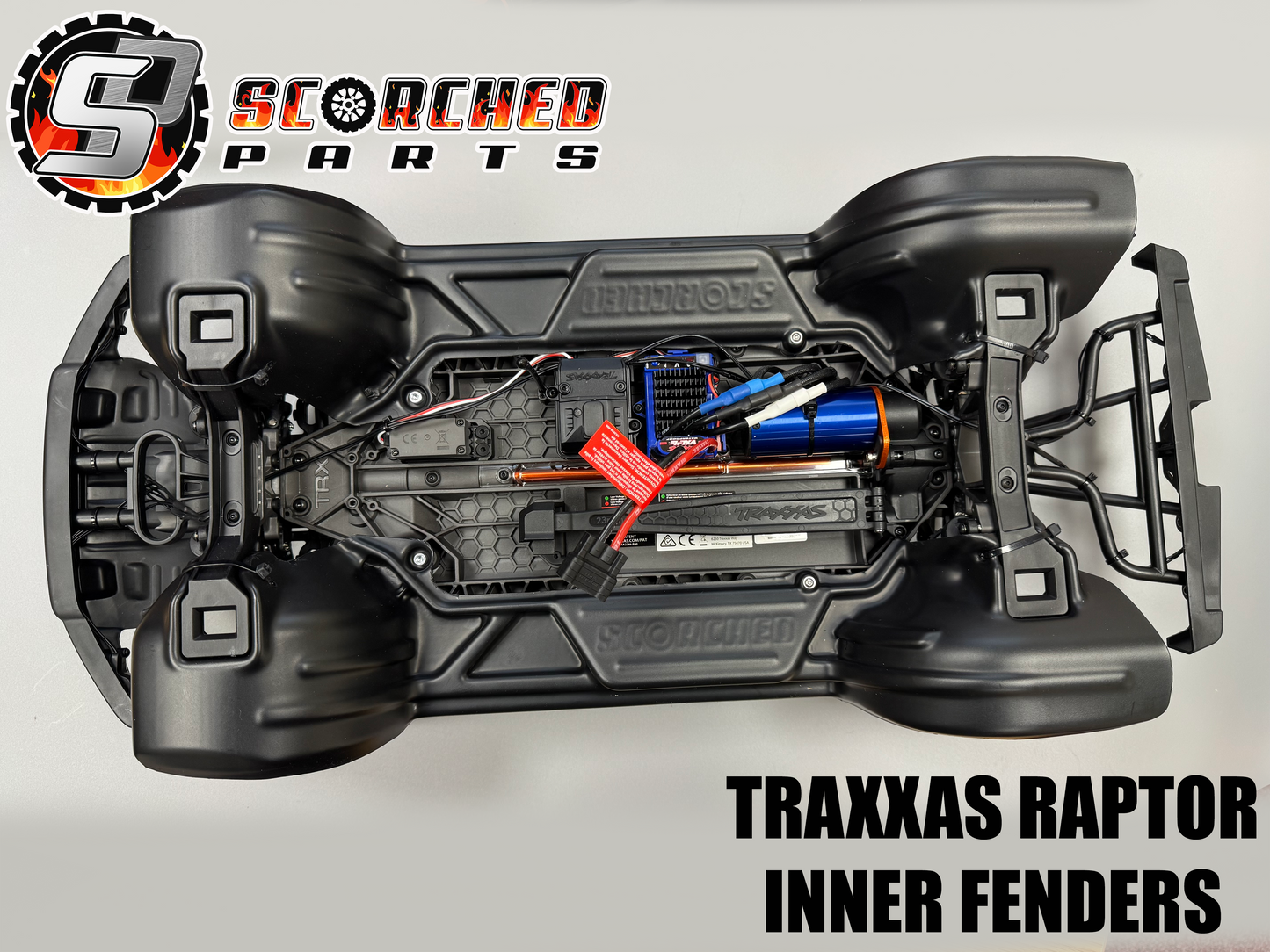 Inner Fender Wells / Mudguards - for Traxxas Raptor