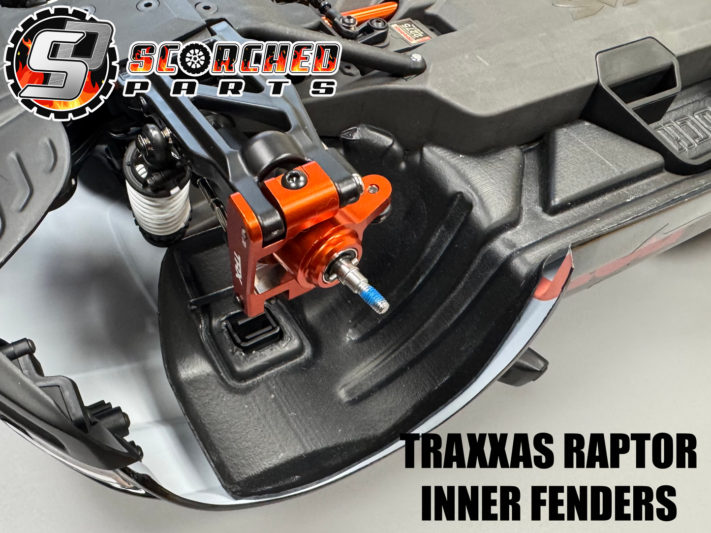 Inner Fender Wells / Mudguards - for Traxxas Raptor