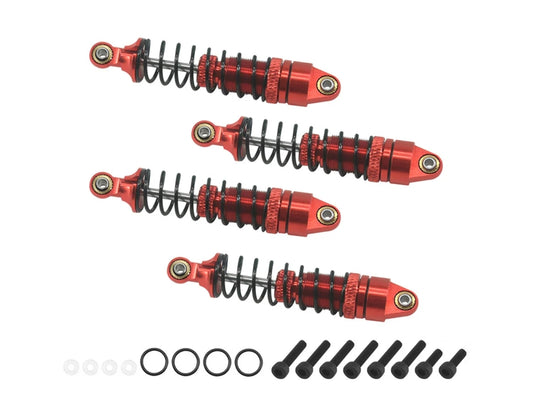 RC Overhaul Aluminum Shock Set (FrRr) Red, Grom G-RCO-AR025R