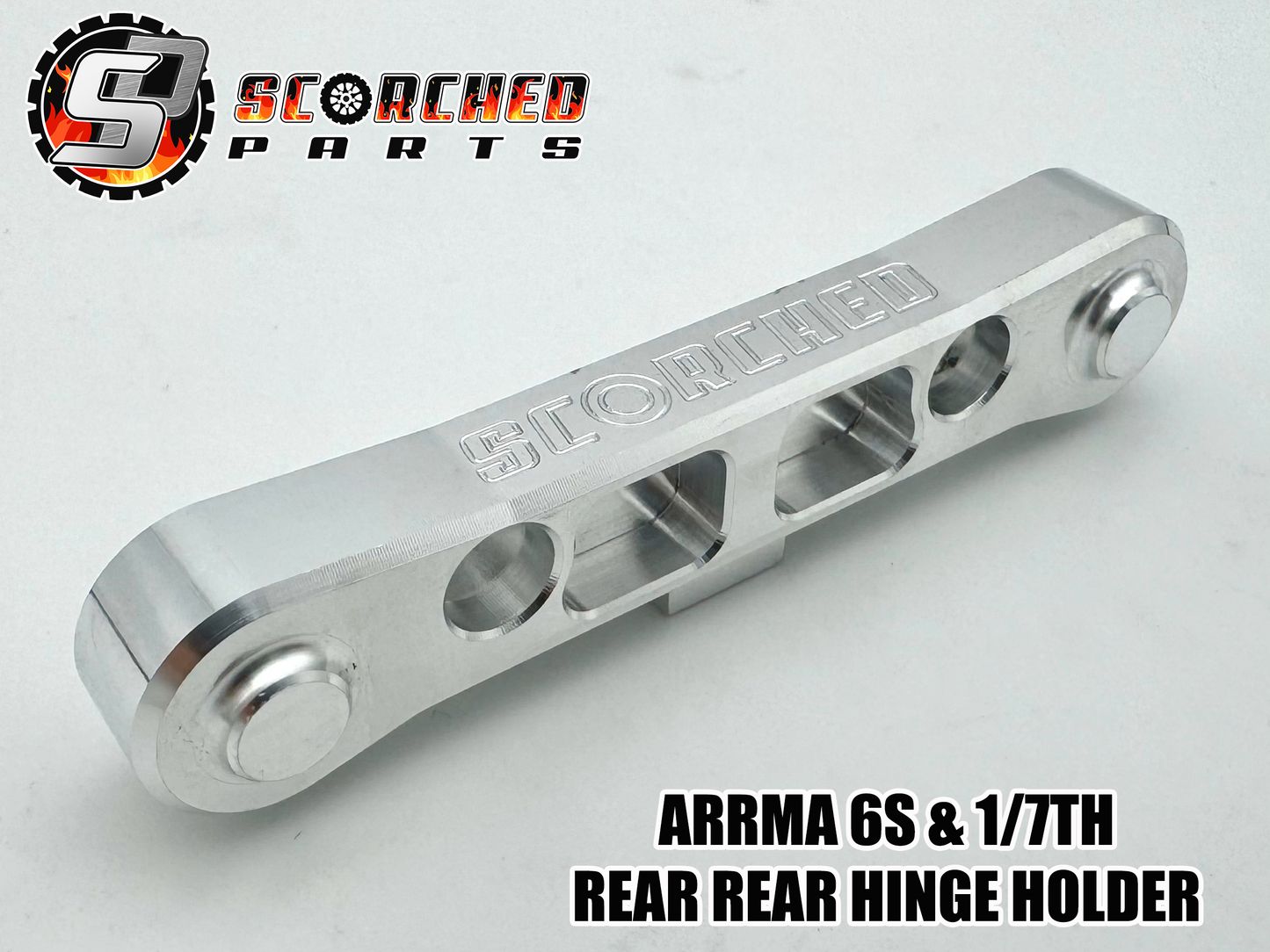 Rear Rear Hinge Pin Holder - for all Arrma 6s and 1/7th scale models