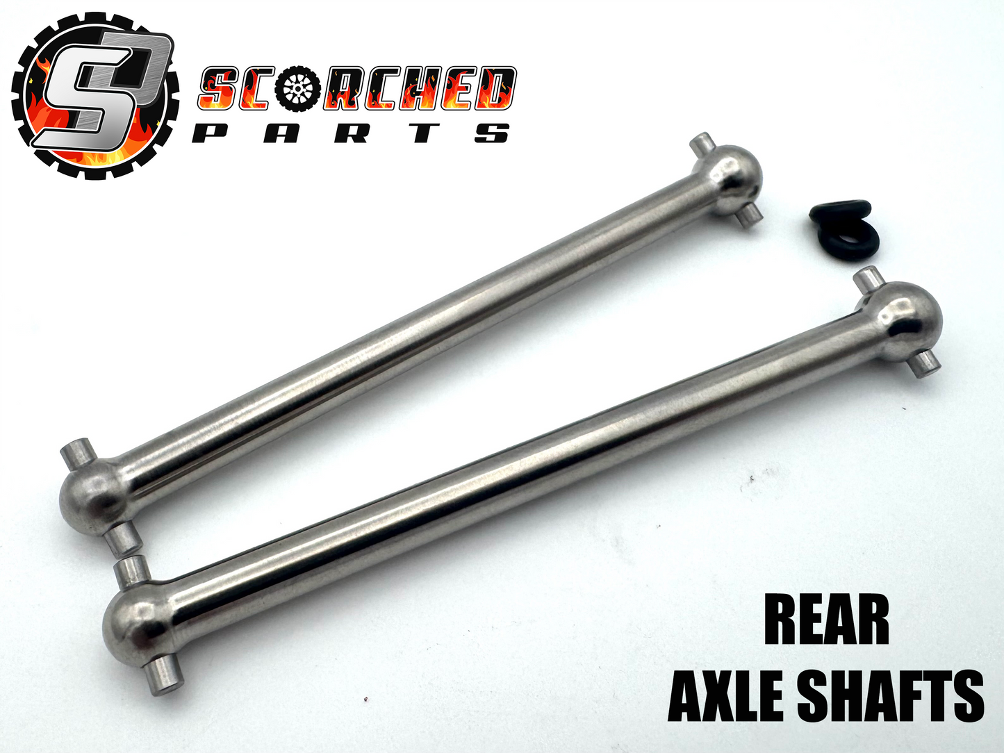 Titanium Rear Axle Shaft Pair - for Arrma Infraction / Limitless v1&2 / Felony / Typhon