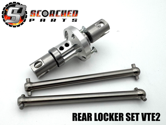 Rear Diff Locker and shafts for Hobao  VTE, VTE2, GTB