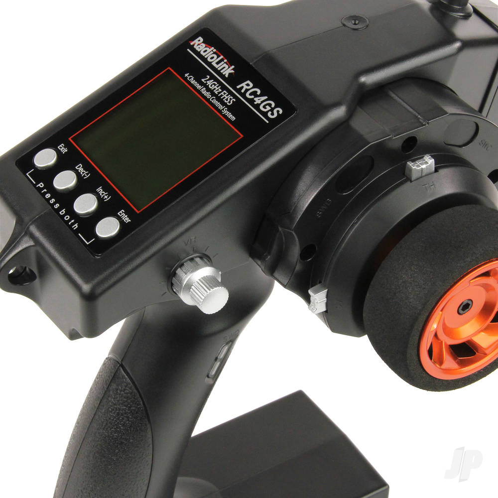 RadioLink RC4GS-V2 4 Channel Steerwheel Transmitter With 1 x R6FG-V3 Gyro Receiver and 1 x R6F-V2 Standard Receiver