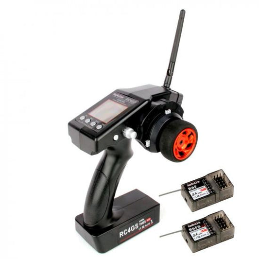 RadioLink RC4GS-V2 4 Channel Steerwheel Transmitter With 1 x R6FG-V3 Gyro Receiver and 1 x R6F-V2 Standard Receiver