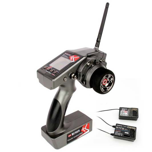 RadioLink RC6GS-V3 4 Channel Transmitter With R6F-V4.1 and R7FG-V1.5 Receivers