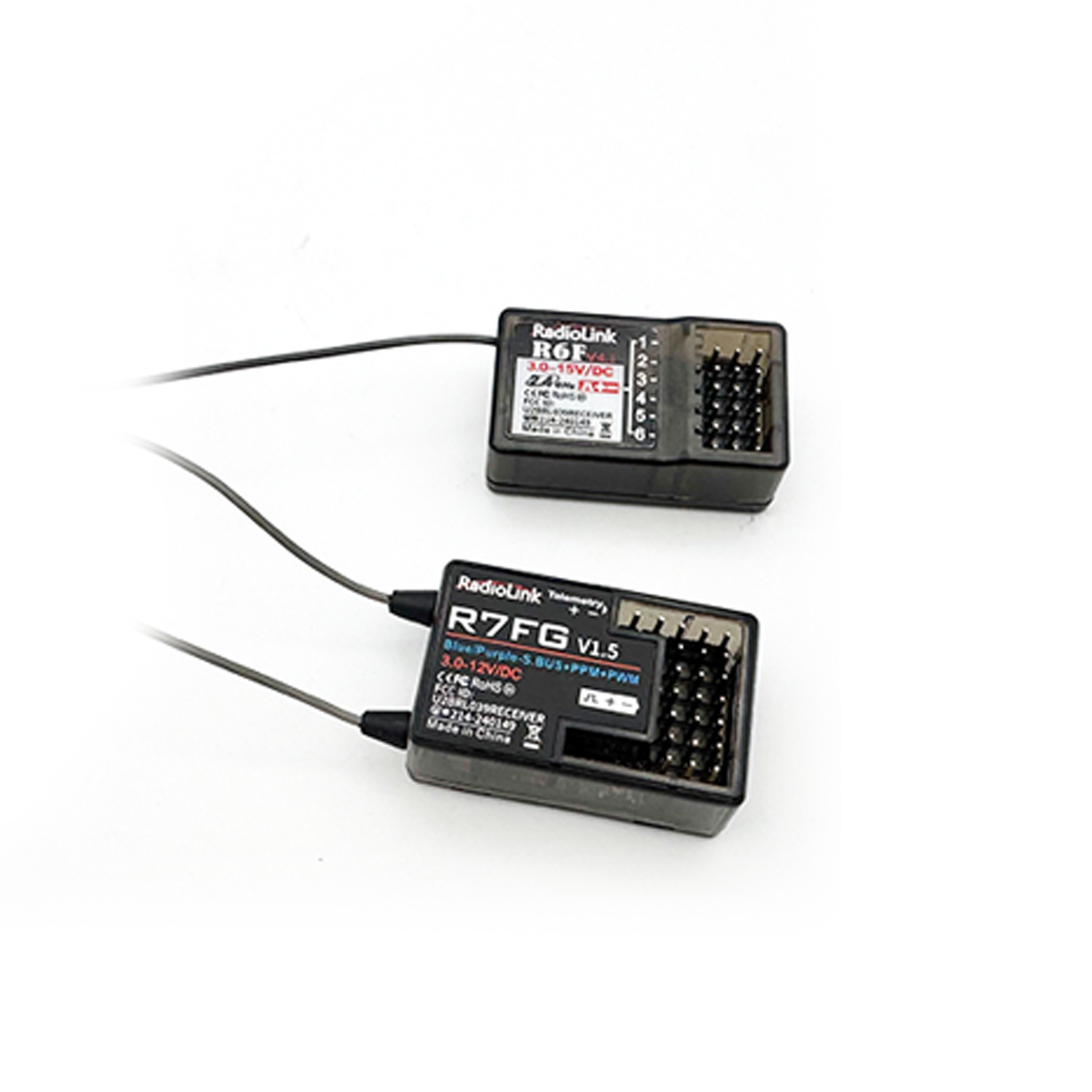 RadioLink RC6GS-V3 4 Channel Transmitter With R6F-V4.1 and R7FG-V1.5 Receivers