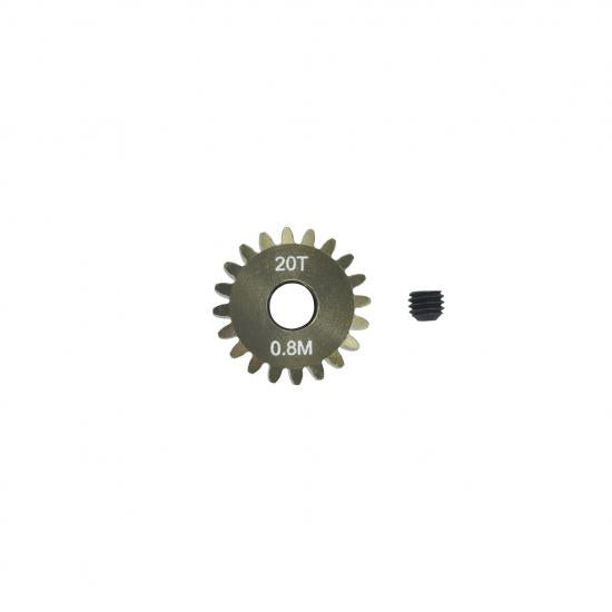 Arrowmax Pinion Gear 0.8 mod - 17-20T (7075 Hard)