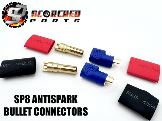 SP8 High Power Antispark Bullet Connectors - Double Pair