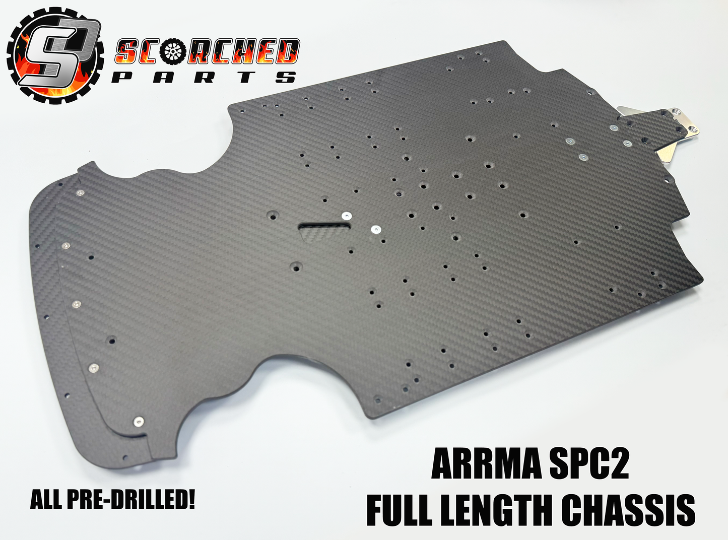 Carbon Fibre Full Length Chassis - for Arrma Limitless, Infraction and Felony