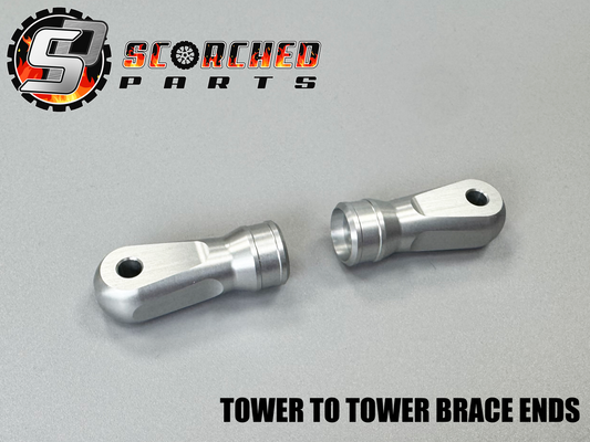 Billet Aluminium T2T Brace ends - for Arrma 6s and 1/7th vehicles