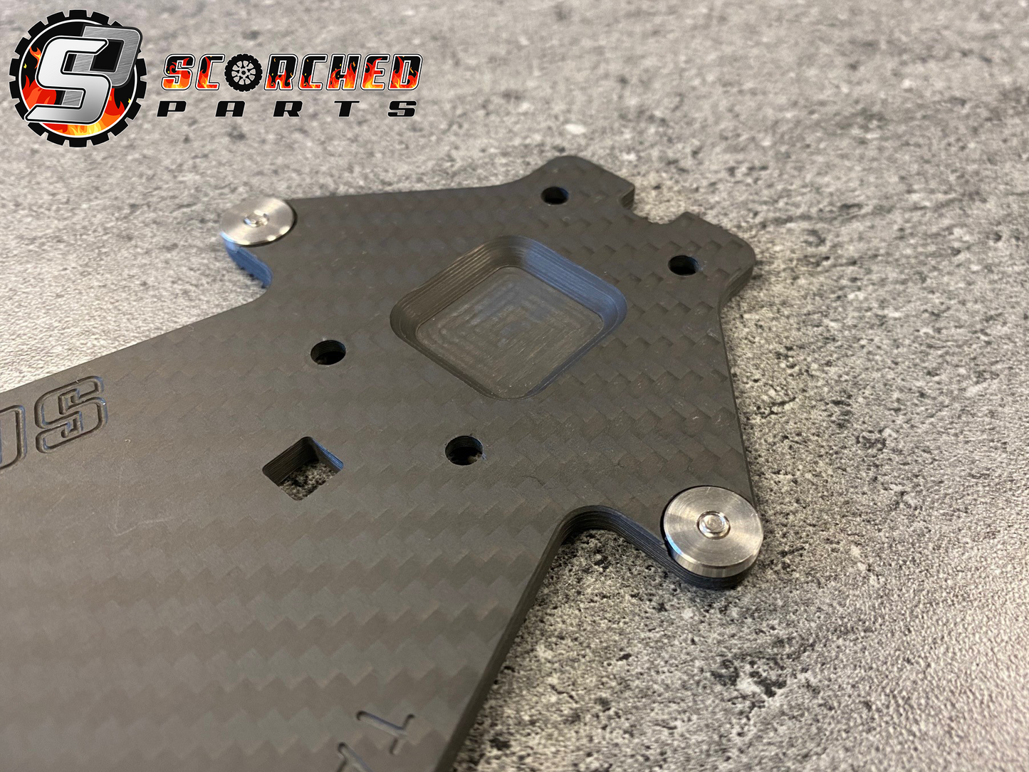 Carbon Fibre Hybrid Chassis - for Arrma Talion 6s (all versions)