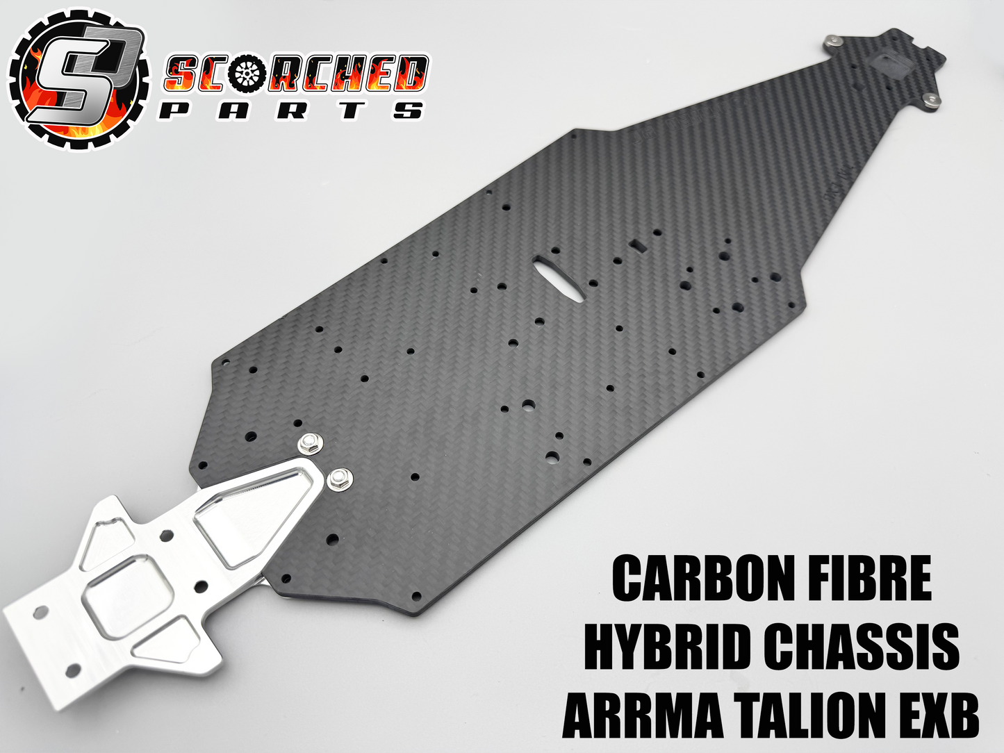 Carbon Fibre Hybrid Chassis - for Arrma Talion EXB